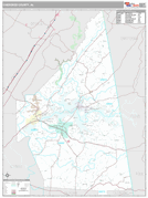 Cherokee County, AL Digital Map Premium Style