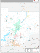 Cherokee County, GA Digital Map Premium Style