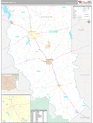 Cherokee County, TX Digital Map Premium Style