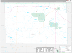 Cherry County, NE Digital Map Premium Style