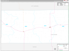Cheyenne County, CO Digital Map Premium Style