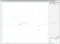 Cheyenne County, KS Digital Map Premium Style