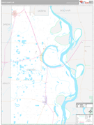 Chicot County, AR Digital Map Premium Style