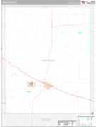 Childress County, TX Digital Map Premium Style