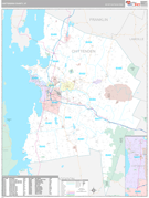 Chittenden County, VT Digital Map Premium Style