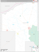 Choctaw County, MS Digital Map Premium Style