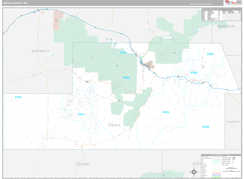 Cibola County, NM Digital Map Premium Style