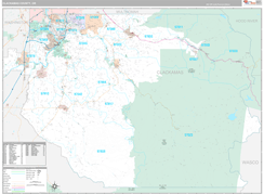 Clackamas County, OR Digital Map Premium Style