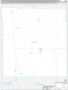 Clark County, KS Digital Map Premium Style