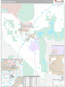 Clark County, NV Digital Map Premium Style