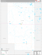 Clark County, SD Digital Map Premium Style
