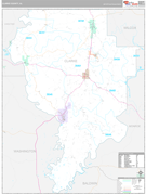 Clarke County, AL Digital Map Premium Style