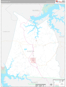 Clinton County, KY Digital Map Premium Style