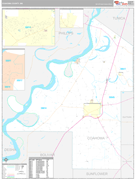 Coahoma County, MS Digital Map Premium Style