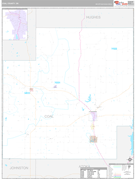 Coal County, OK Digital Map Premium Style