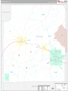 Coffee County, AL Digital Map Premium Style