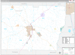 Colquitt County, GA Digital Map Premium Style