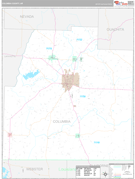 Columbia County, AR Digital Map Premium Style