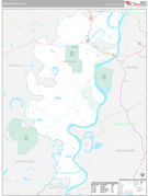 Concordia Parish (County), LA Digital Map Premium Style