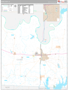 Cooke County, TX Digital Map Premium Style