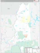 Coos County, NH Digital Map Premium Style