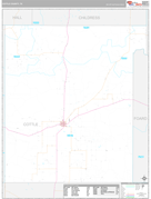 Cottle County, TX Digital Map Premium Style
