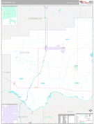 Cotton County, OK Digital Map Premium Style