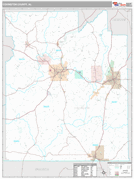Covington County, AL Digital Map Premium Style
