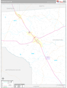 Covington County, MS Digital Map Premium Style