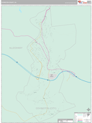 Covington County, VA Digital Map Premium Style