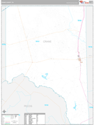 Crane County, TX Digital Map Premium Style