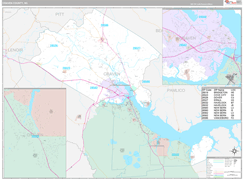 Craven County, NC Digital Map Premium Style