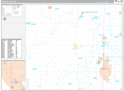Crawford County, KS Digital Map Premium Style