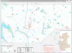 Crawford County, PA Digital Map Premium Style