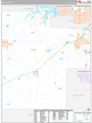 Creek County, OK Digital Map Premium Style