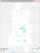 Crenshaw County, AL Digital Map Premium Style