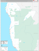 Curry County, OR Digital Map Premium Style
