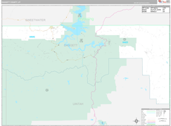 Daggett County, UT Digital Map Premium Style