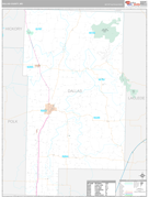 Dallas County, MO Digital Map Premium Style