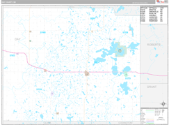 Day County, SD Digital Map Premium Style