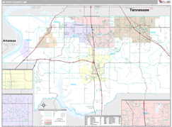 DeSoto County, MS Digital Map Premium Style