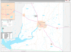 Decatur County, GA Digital Map Premium Style