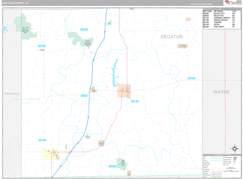 Decatur County, IA Digital Map Premium Style