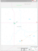 Decatur County, KS Digital Map Premium Style
