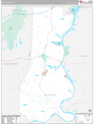 Decatur County, TN Digital Map Premium Style