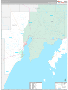 Delta County, MI Digital Map Premium Style