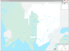 Dillingham Borough (County), AK Digital Map Premium Style