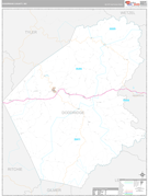 Doddridge County, WV Digital Map Premium Style