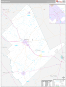 Dodge County, GA Digital Map Premium Style