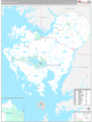 Dorchester County, MD Digital Map Premium Style